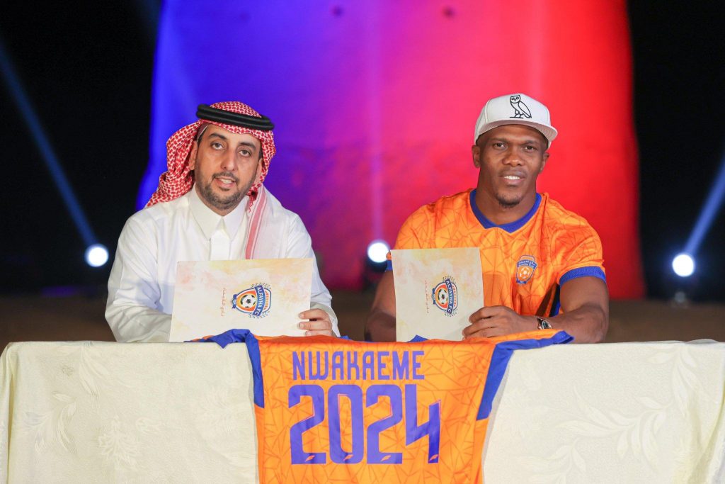 Official: Nwakaeme Signs a Two-Year Contract with Saudi Club Al-Fayha