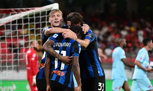 Lookman assists as Atalanta defeats Monza to take the lead in Serie A.