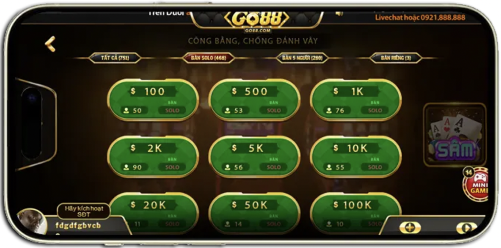 Tận Hưởng Trải Nghiệm Chơi Game Với Sâm Go88