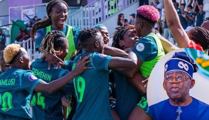 Tinubu Urges Super Falcons to Secure Victory Over Morocco