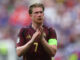 Football player De Bruyne – An icon of talent and top-level tactics on the pitch.